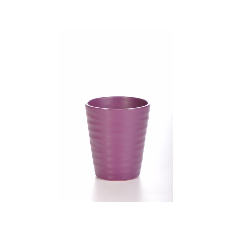 Wave orchidea v&aacute;za matt lila 15cm