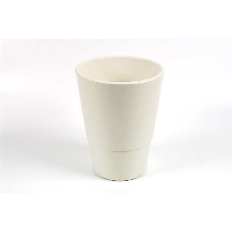 orchidea v&aacute;za antik feh&eacute;r 17cm