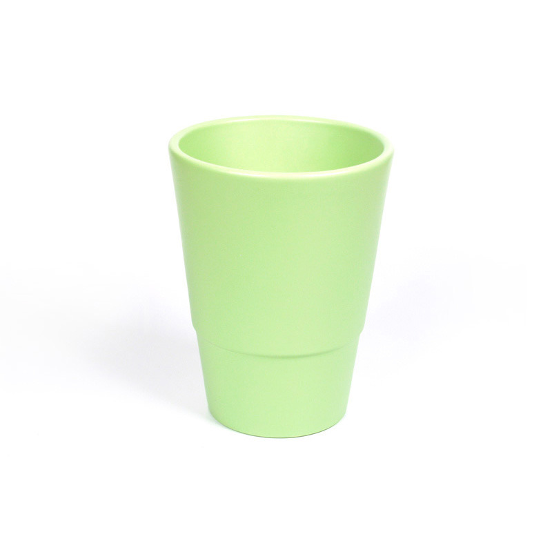 orchidea váza matt világoszöld 17cm