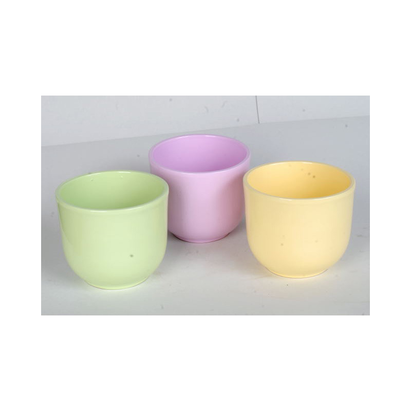 kerámia kaspó pasztel mix 17cm