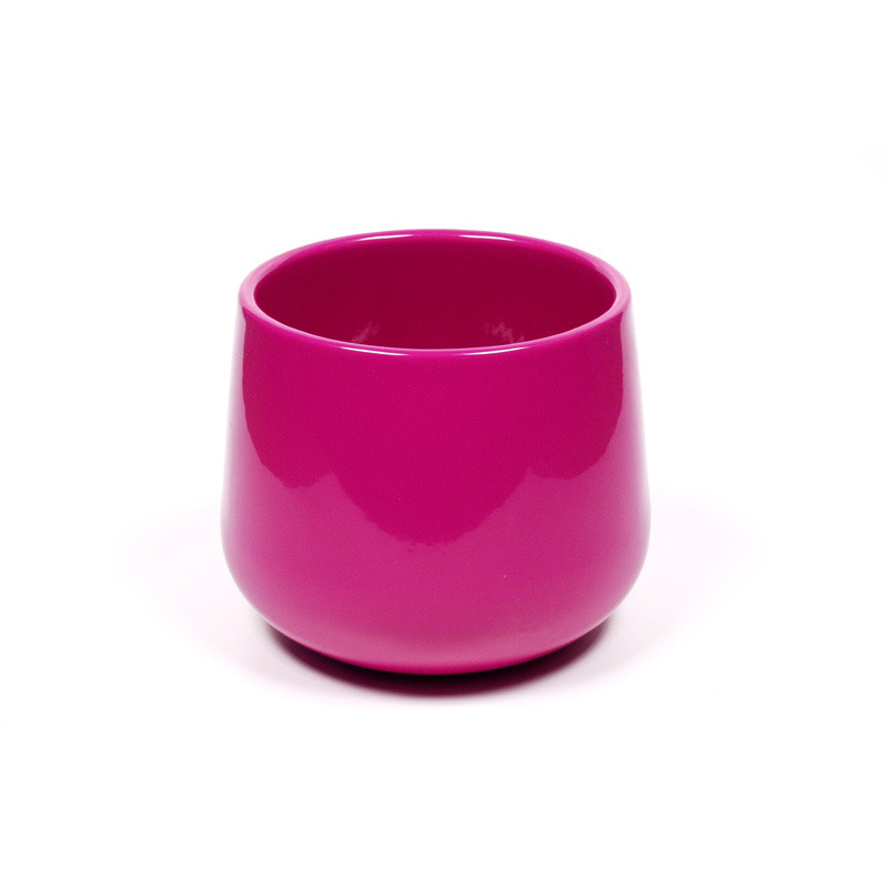 Moda ker&aacute;mia kasp&oacute; fukszia 15cm