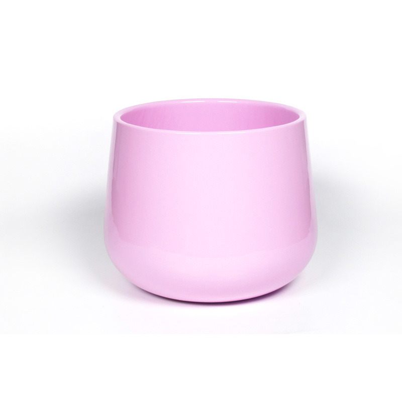 Moda kerámia kaspó rózsaszín 21cm