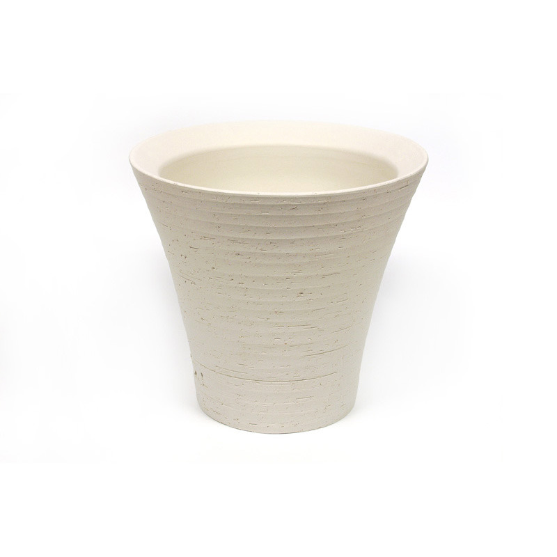 Savanna orchidea v&aacute;za matt matt kr&eacute;m 20cm