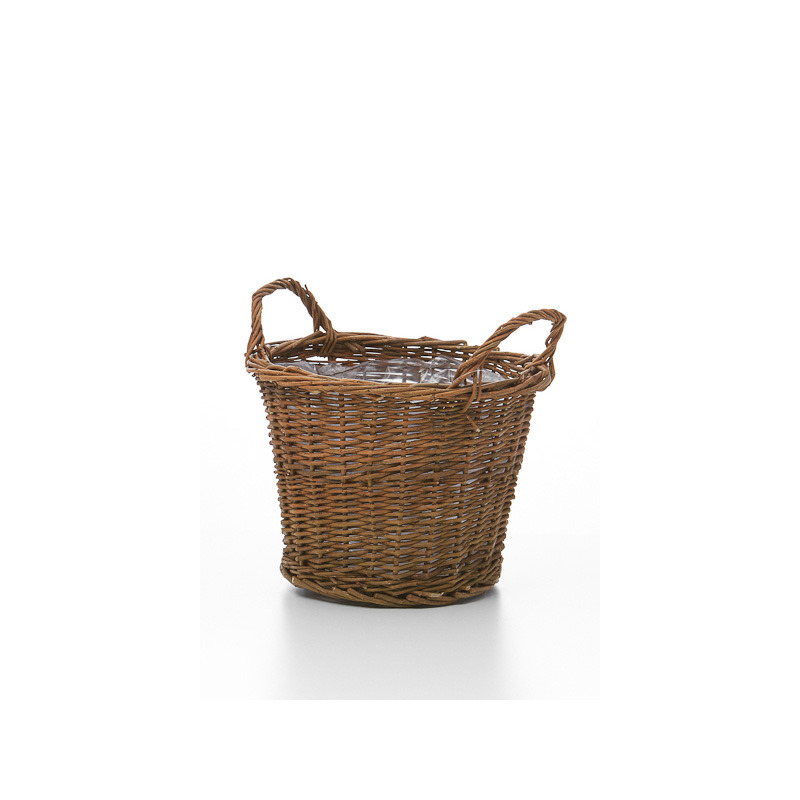 nat&uacute;r vessző kasp&oacute; k&eacute;t f&uuml;llel barna 20,5x14/19cm