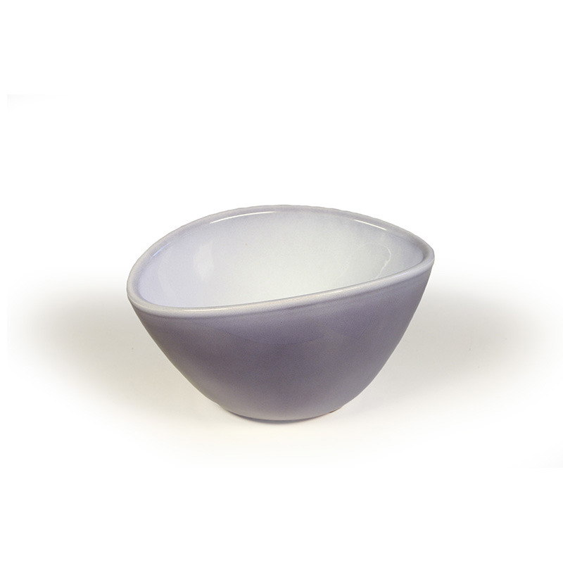 ovális kerámia tál szürke 26cm