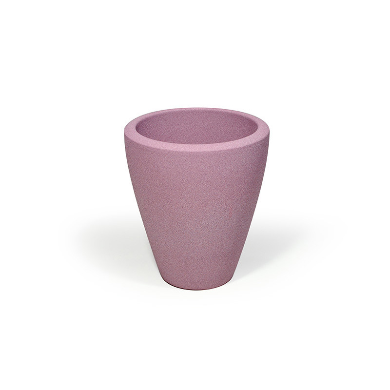 &eacute;rdes fel&uuml;letű Erin orchidea v&aacute;za matt r&oacute;zsasz&iacute;n 14,5cm