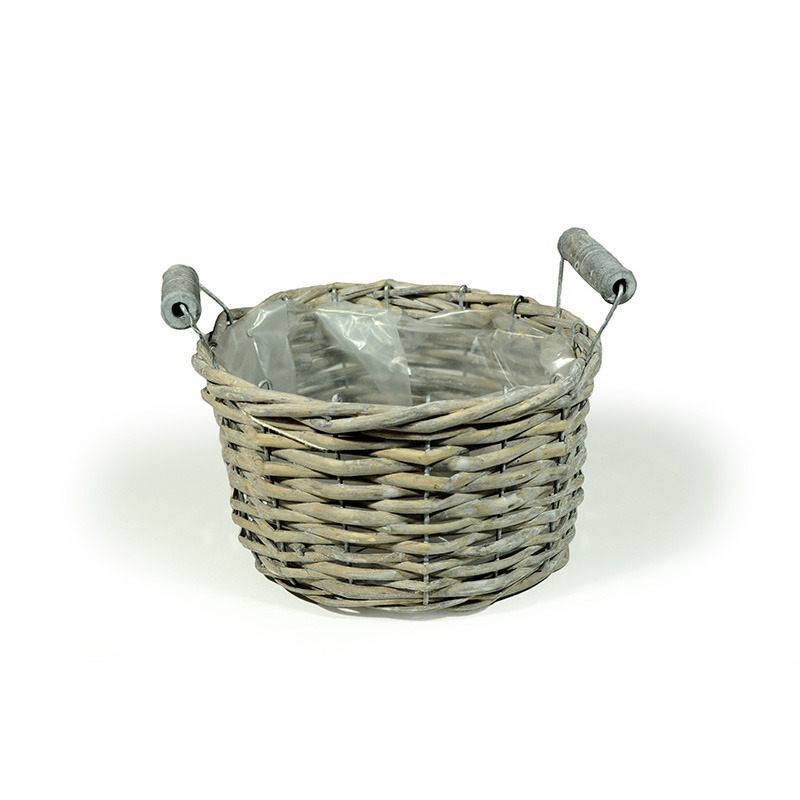 has&iacute;tott vessző t&aacute;l k&eacute;t fa f&uuml;llel sz&uuml;rke 16x10/13cm