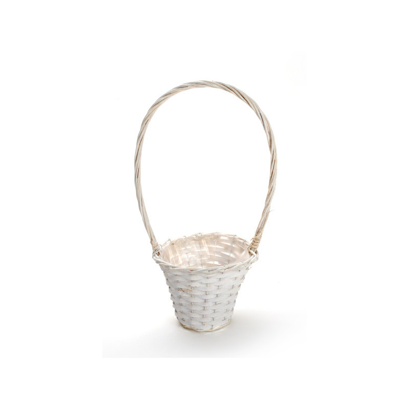 has&iacute;tott fa f&uuml;les kos&aacute;r feh&eacute;r 20x17/52cm