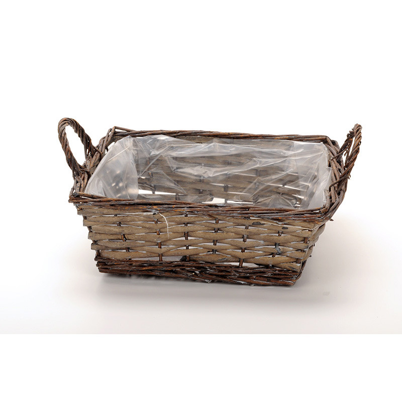 sz&ouml;gletes has&iacute;tott vessző t&aacute;l k&eacute;t f&uuml;llel s&ouml;t&eacute;tsz&uuml;rke 27x26x9/14cm