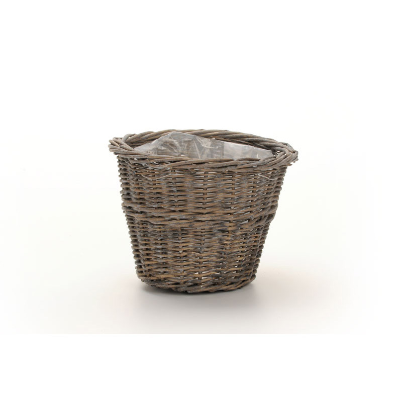 vessző kasp&oacute; sz&uuml;rke 17x13cm