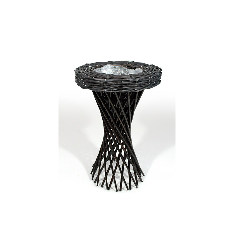 állványos vessző virágtartó sötétbarna 42x82cm