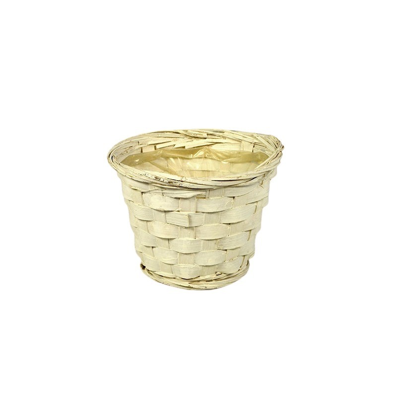 bambusz kasp&oacute; feh&eacute;r 16x12cm 8db/csomag