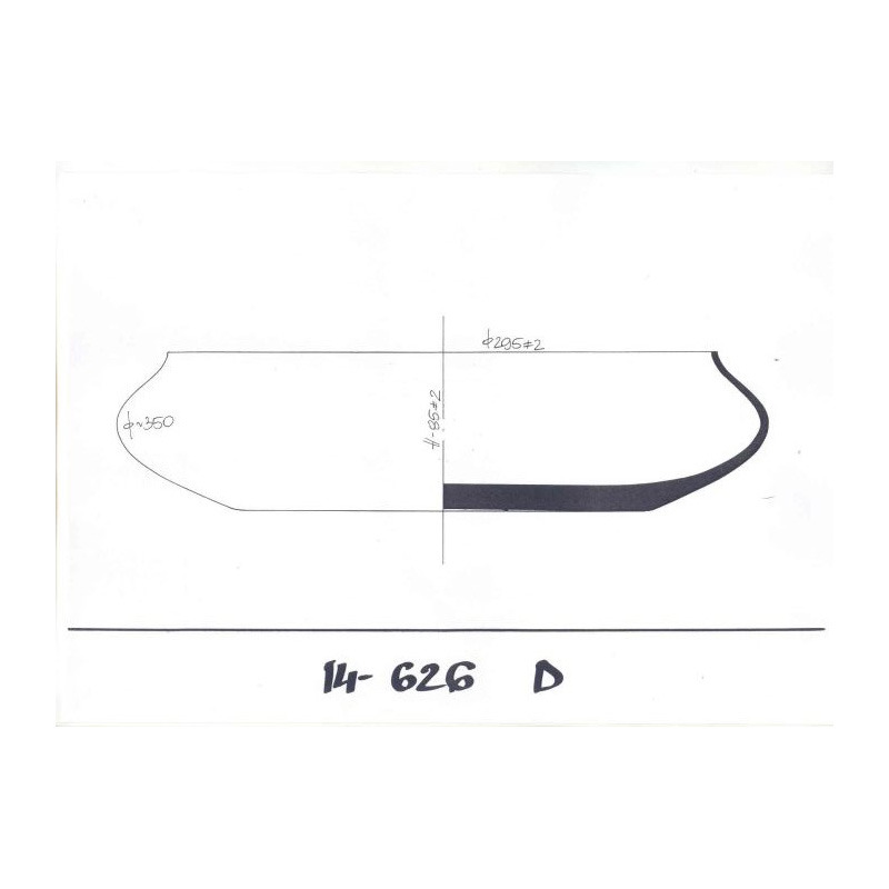 &uuml;veg t&aacute;l 35x8,5cm