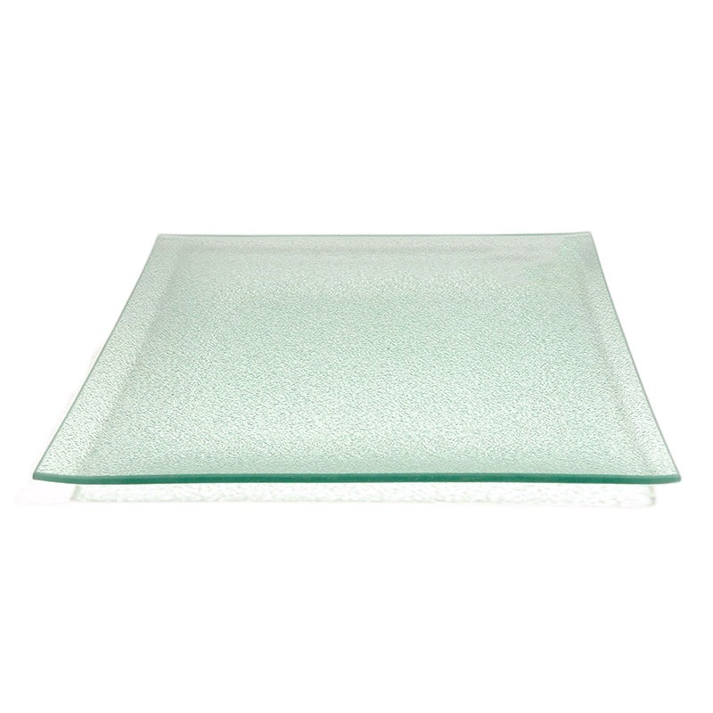 szögletes üveg lap 29x29x2,5cm