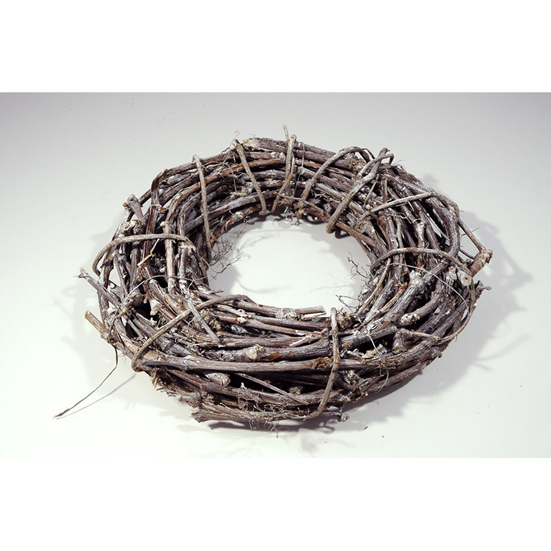 vastagvessző koszor&uacute; sz&uuml;rke 30x9cm