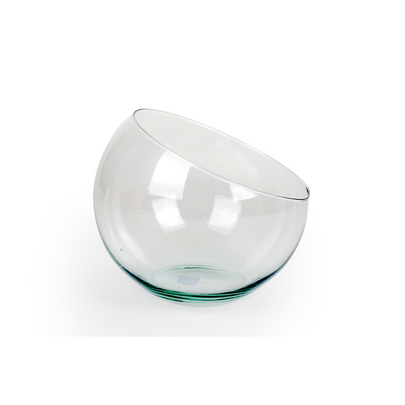 csapott tetejű &uuml;veg g&ouml;mb 25cm