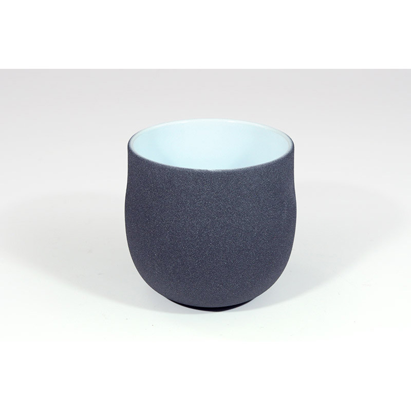 érdes felületű Krug kerámia szürke 15cm