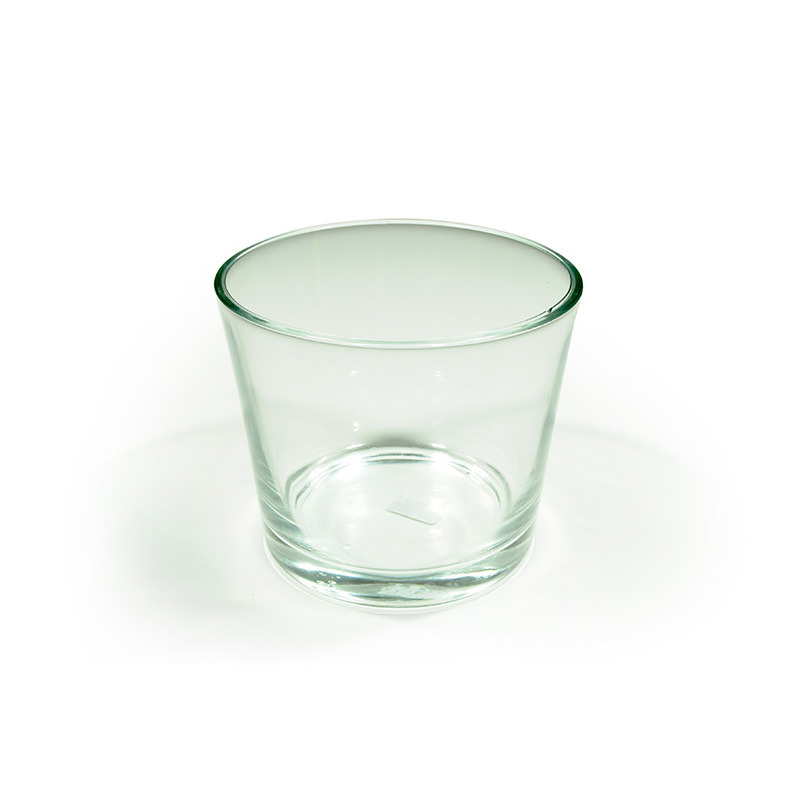 üveg kaspó 14x13cm