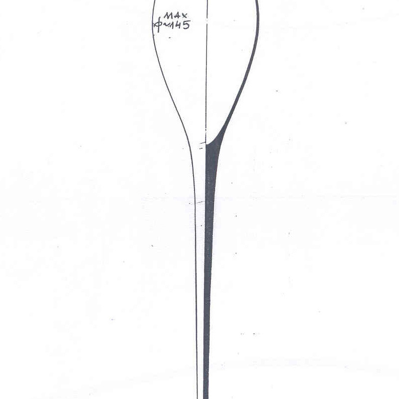 dekorációs pálinkáspohár 14,5x 60cm