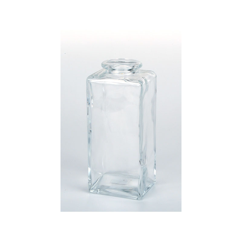 szögletes üveg palack 10x8x23 cm