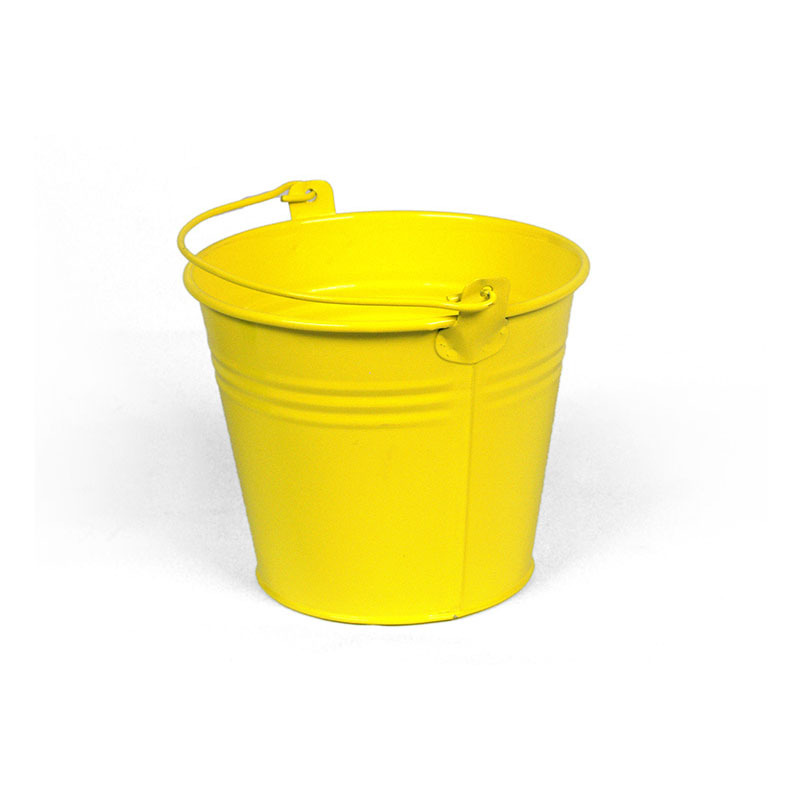 cink vödör sárga 10x8,5cm