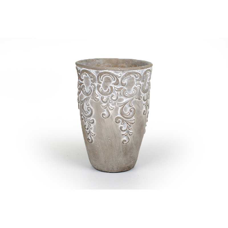 indamint&aacute;s orchidea kőv&aacute;za sz&uuml;rke 14x20cm