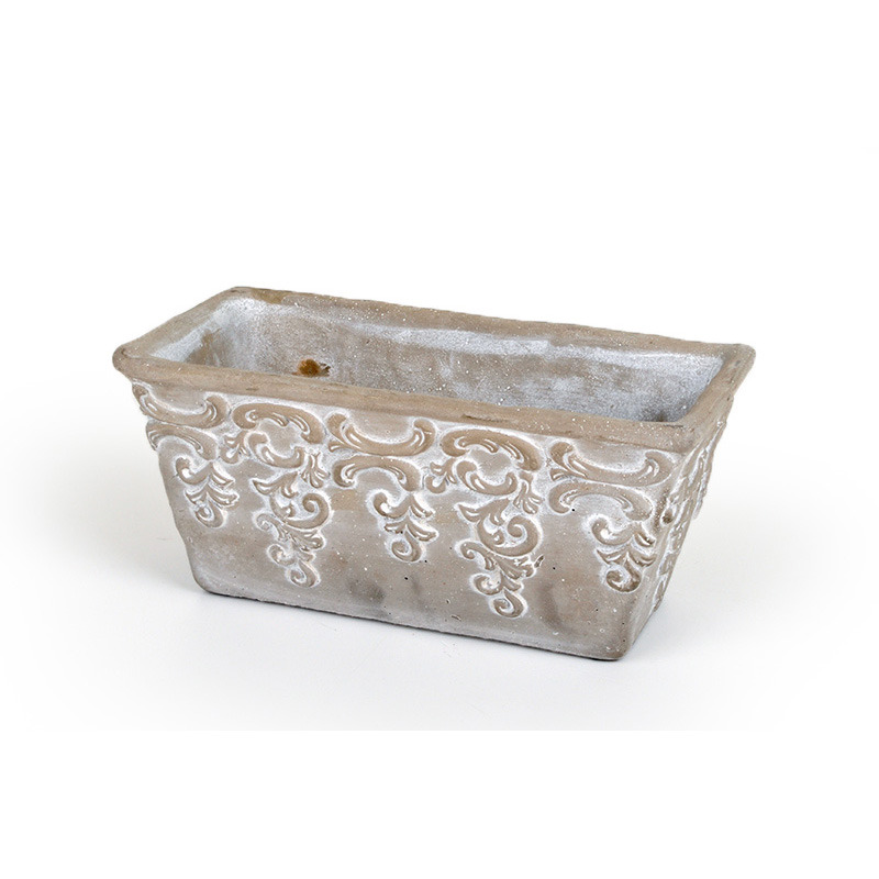 sz&ouml;gletes indamint&aacute;s kőt&aacute;l sz&uuml;rke 23x11x10,5cm