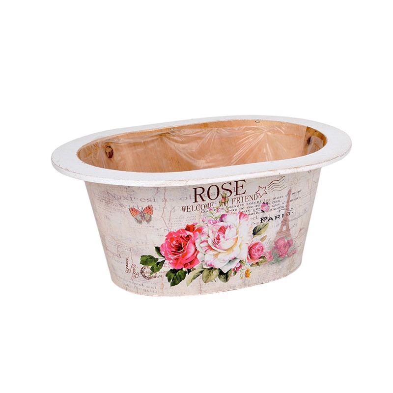 r&oacute;zsamint&aacute;s ov&aacute;lis peremes fa t&aacute;l 19,5x13x10cm