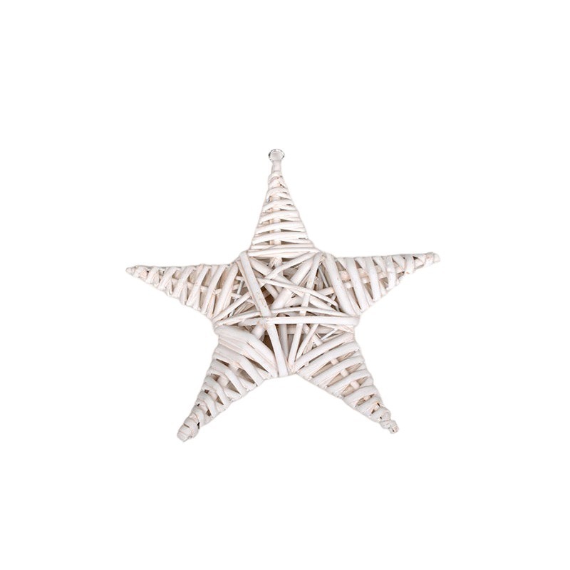 has&iacute;tott vessző csillag feh&eacute;r 30cm