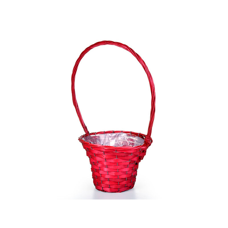 has&iacute;tott fa f&uuml;les kos&aacute;r piros 29x20/60cm