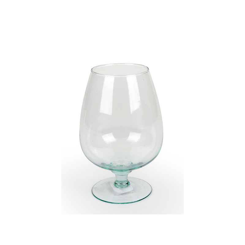 dekorációs magasított konyakos pohár 8,5x20,5cm