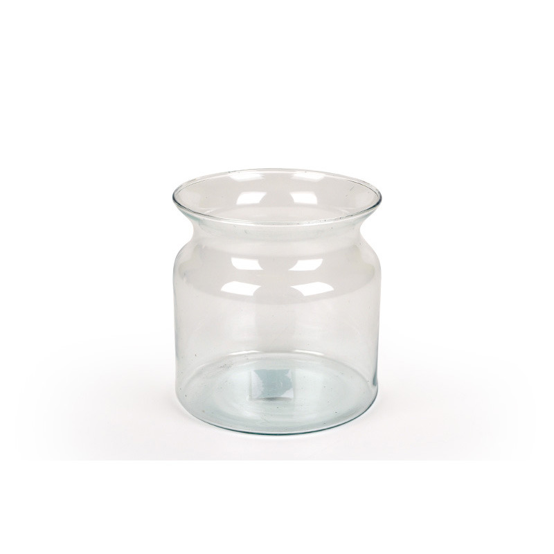 spagettitartó üveg váza 14,5x 15,5cm