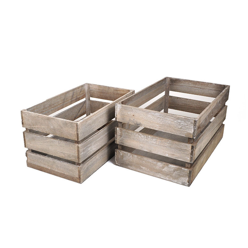 sz&ouml;gletes l&aacute;da szett sz&uuml;rke 48x30x25cm S/2