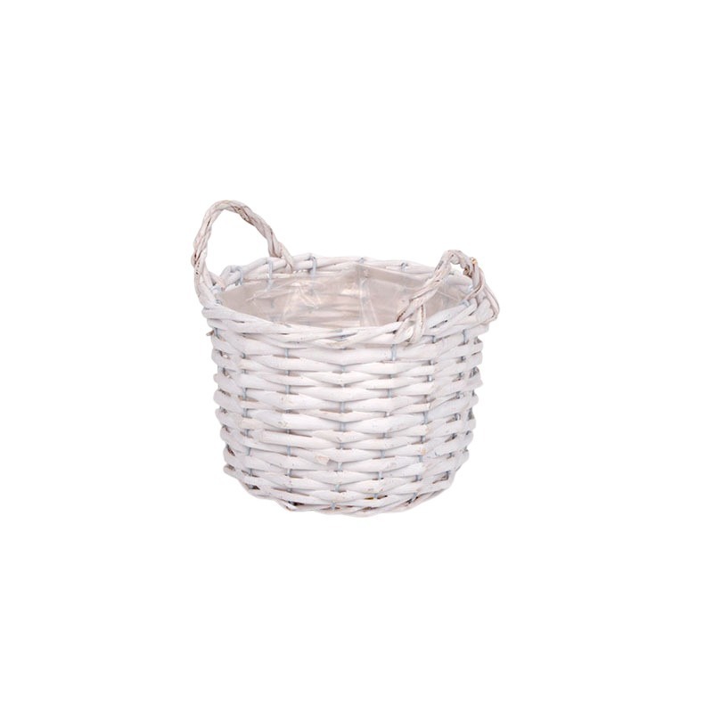 has&iacute;tott vessző kasp&oacute; k&eacute;t f&uuml;llel feh&eacute;r 18x12,5/16cm