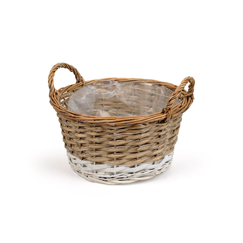 has&iacute;tott vessző t&aacute;l k&eacute;t f&uuml;llel sz&uuml;rke-feh&eacute;r 24x13/17,5cm