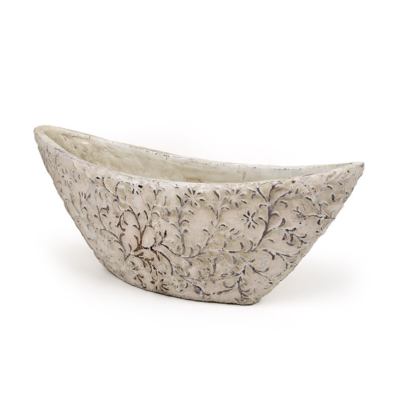 cs&oacute;nak alak&uacute; vir&aacute;gmint&aacute;s kő t&aacute;l sz&uuml;rke 42x11,5x16,5cm