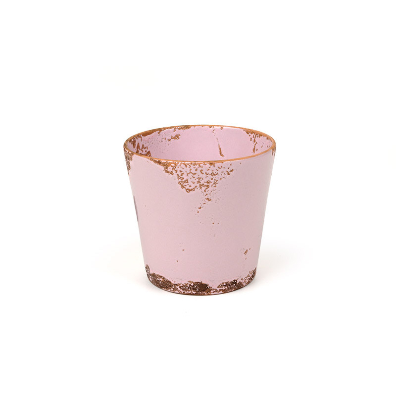 rozsdamintás Manhattan kaspó pink 12cm