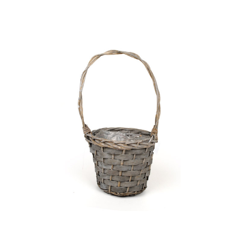 has&iacute;tott fa f&uuml;les kos&aacute;r sz&uuml;rke 20x16/41cm