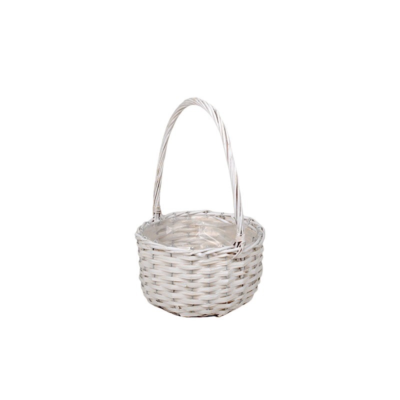 has&iacute;tott fa f&uuml;les kos&aacute;r feh&eacute;r 22,5x14/38cm