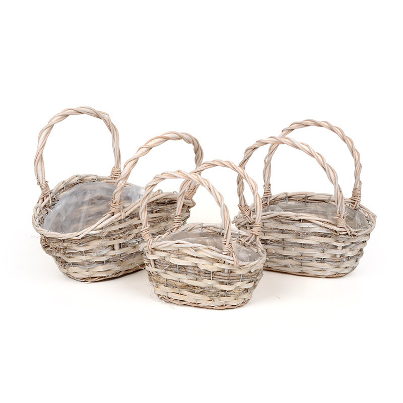 has&iacute;tott fa &eacute;s szőlővessző ridik&uuml;l szett sz&uuml;rke 35x24x12/19/30cm S/3