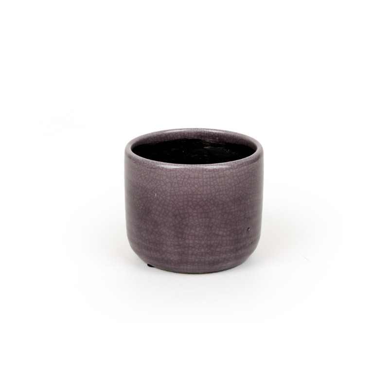 repesztett fest&eacute;sű ker&aacute;mia kas p&oacute; lila 14,5cm