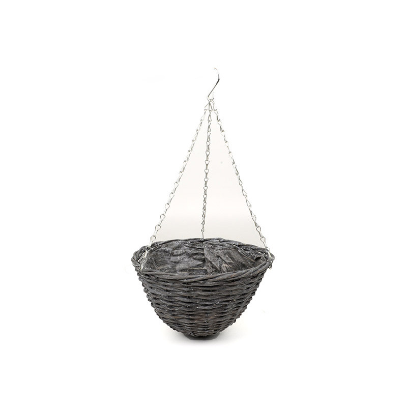 vessző függőkaspó szürke 30x 19/60cm