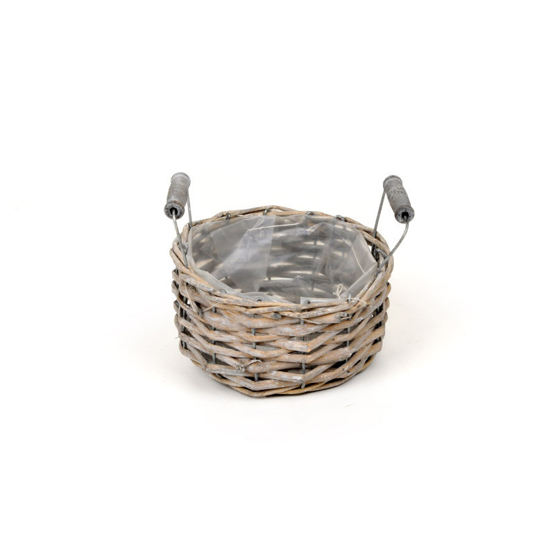 has&iacute;tott vessző t&aacute;l k&eacute;t fa f&uuml;l lel sz&uuml;rke 14,5x8/12cm