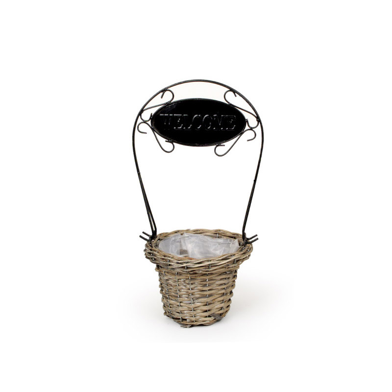 vastagperemes has&iacute;tott vessző kasp&oacute; felirattal sz&uuml;rke 18x14/42