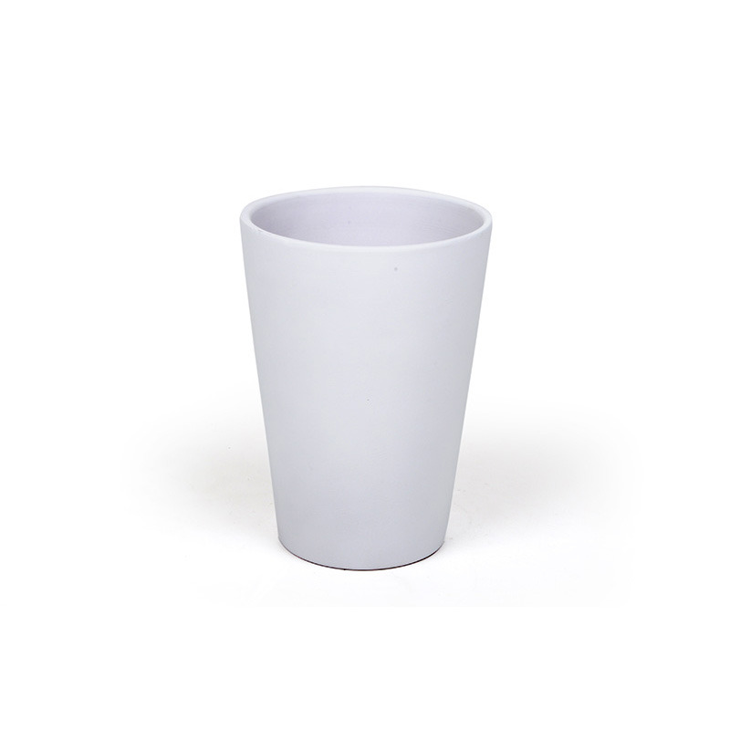 Paris orchidea v&aacute;za matt feh&eacute;r 13x18cm