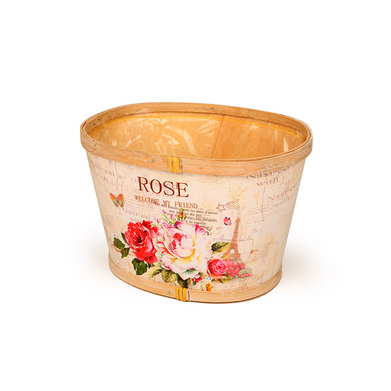 r&oacute;zsamint&aacute;s ov&aacute;lis fa t&aacute;l 21x 16,5x14cm