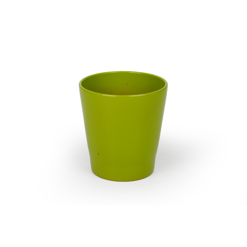 Basic orchidea v&aacute;za z&ouml;ld 13x14 cm