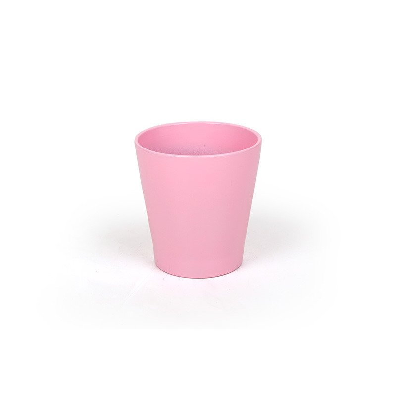 Basic orchidea váza rózsaszín 13x14cm