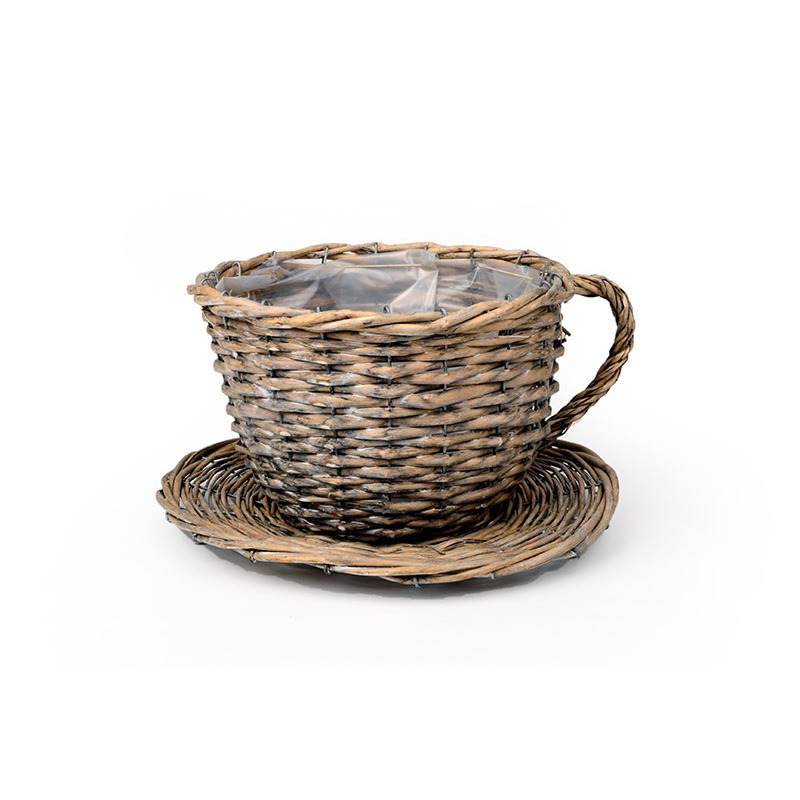 has&iacute;tott vessző cs&eacute;sze t&aacute;llal sz&uuml;rke 26x18cm