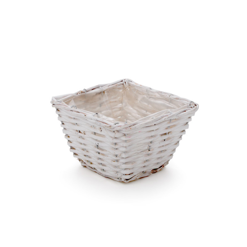 sz&ouml;gletes has&iacute;tott vessző feh&eacute;r 14x14x9cm